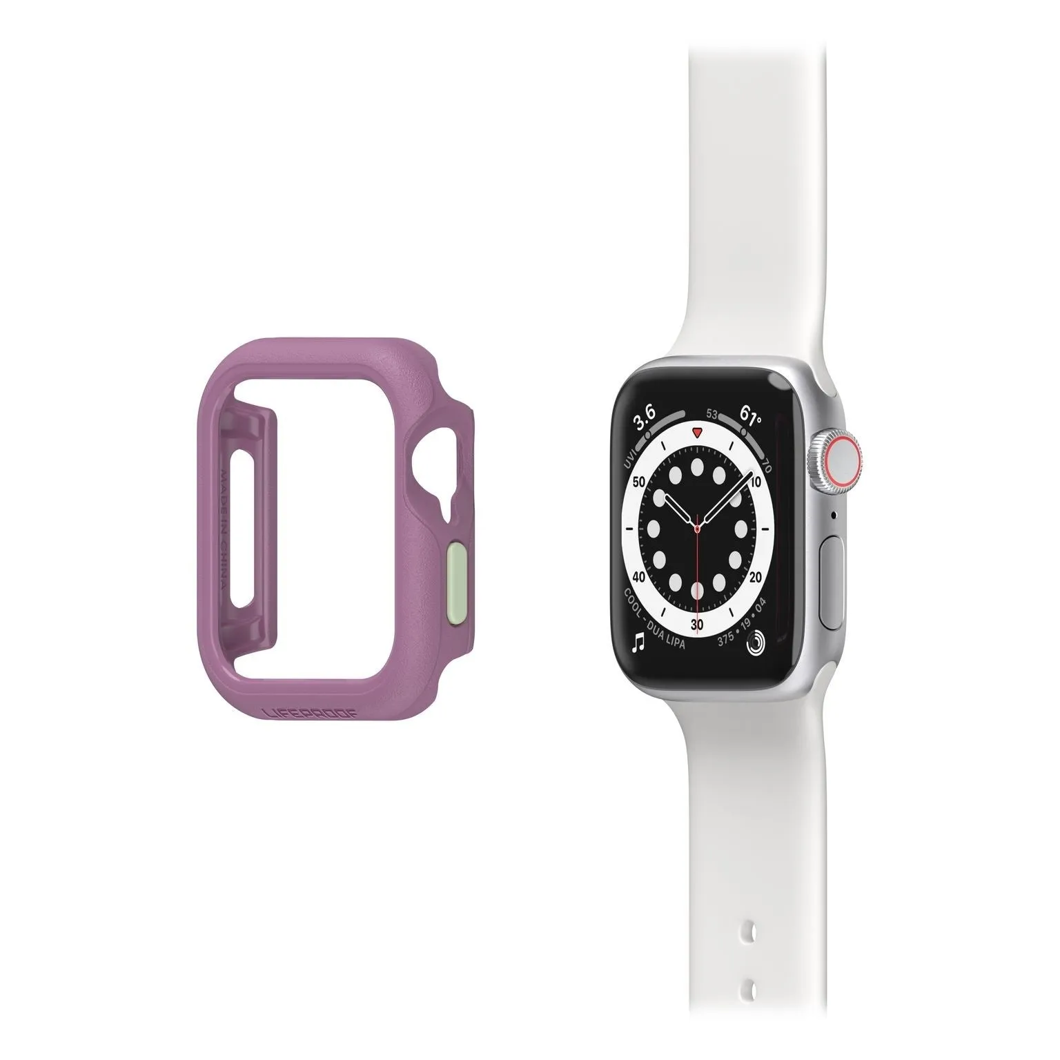 Non-Yellowing Cold resistant Otterbox Apple Watch LifeProof Case (Purple)
