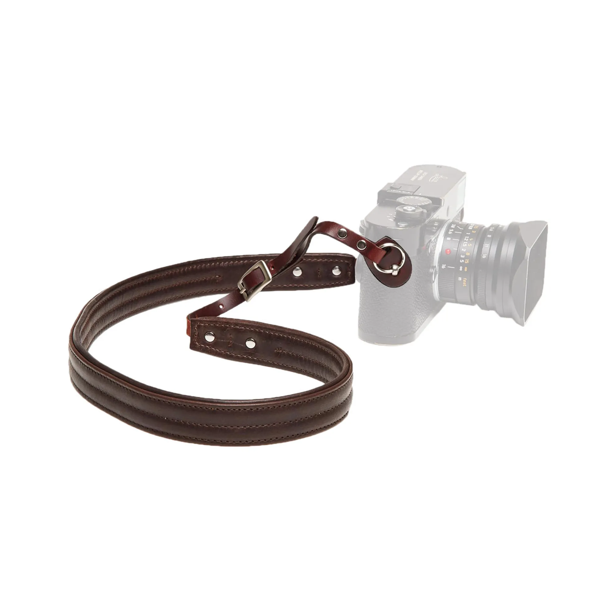 Unisex Adventure Gear ONA Oslo Leather Camera Strap, 40-46" - Dark Truffle