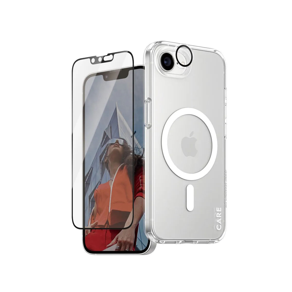 PanzerGlass? | CARE by PanzerGlass? Urban Combat 3-in-1 Bundle iPhone 16e Nano Protection Guard