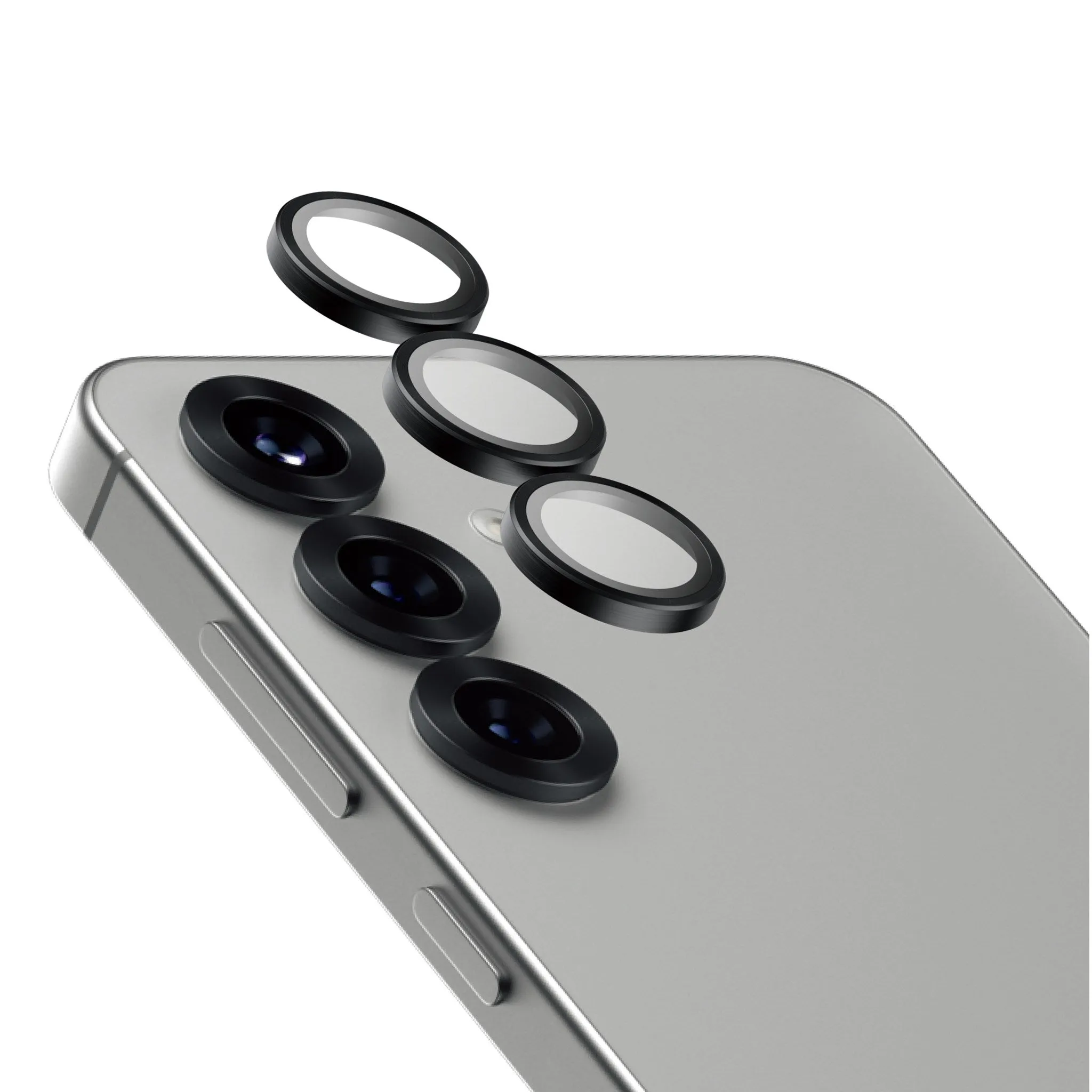 PanzerGlass? Hoops? Ceramic Camera Lens Protector Samsung Galaxy S25 Crystal Screen Guard