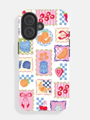 Enhanced Comfort Patchwork Picnic Ultra Protective iPhone Case
