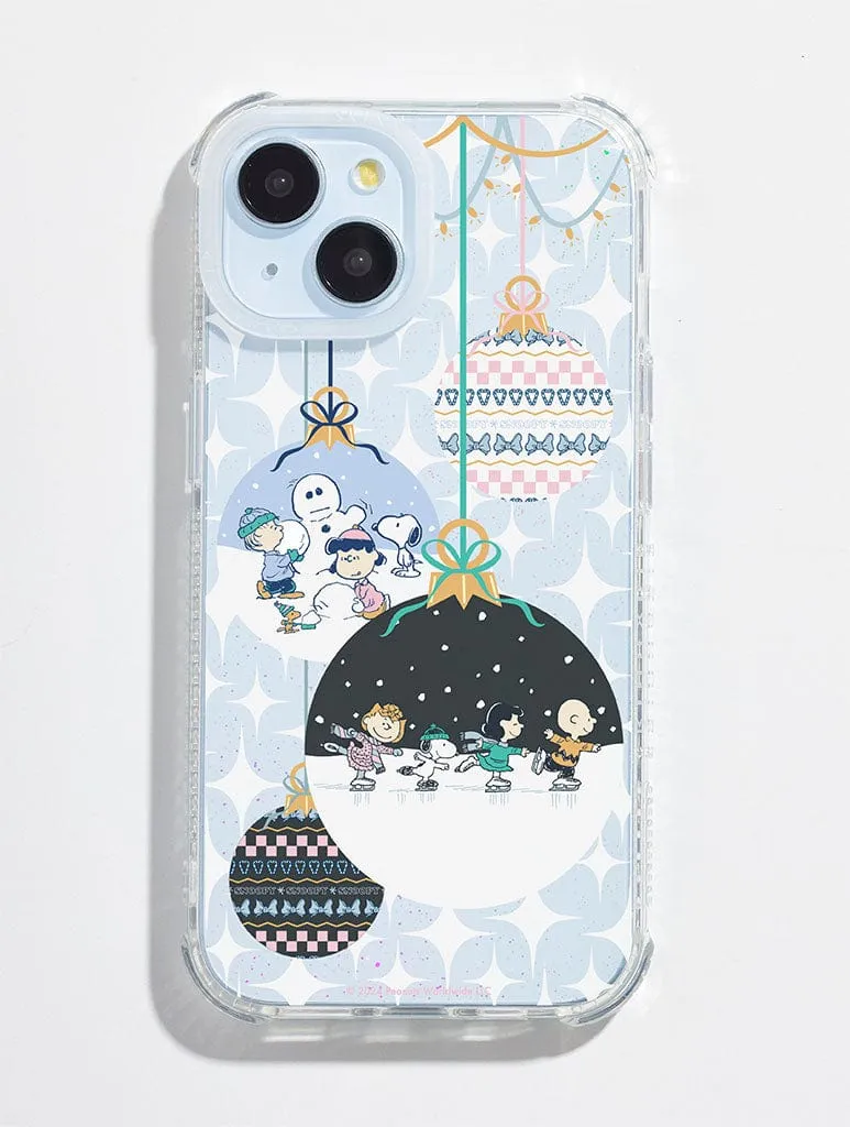 Smooth Feel Soft Edge Detail Peanuts x Skinnydip Snoopy Bauble Shock iPhone Case
