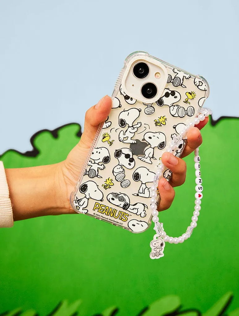 Peanuts x Skinnydip Snoopy Repeat Shock iPhone Case Grip Texture Comfort Edge