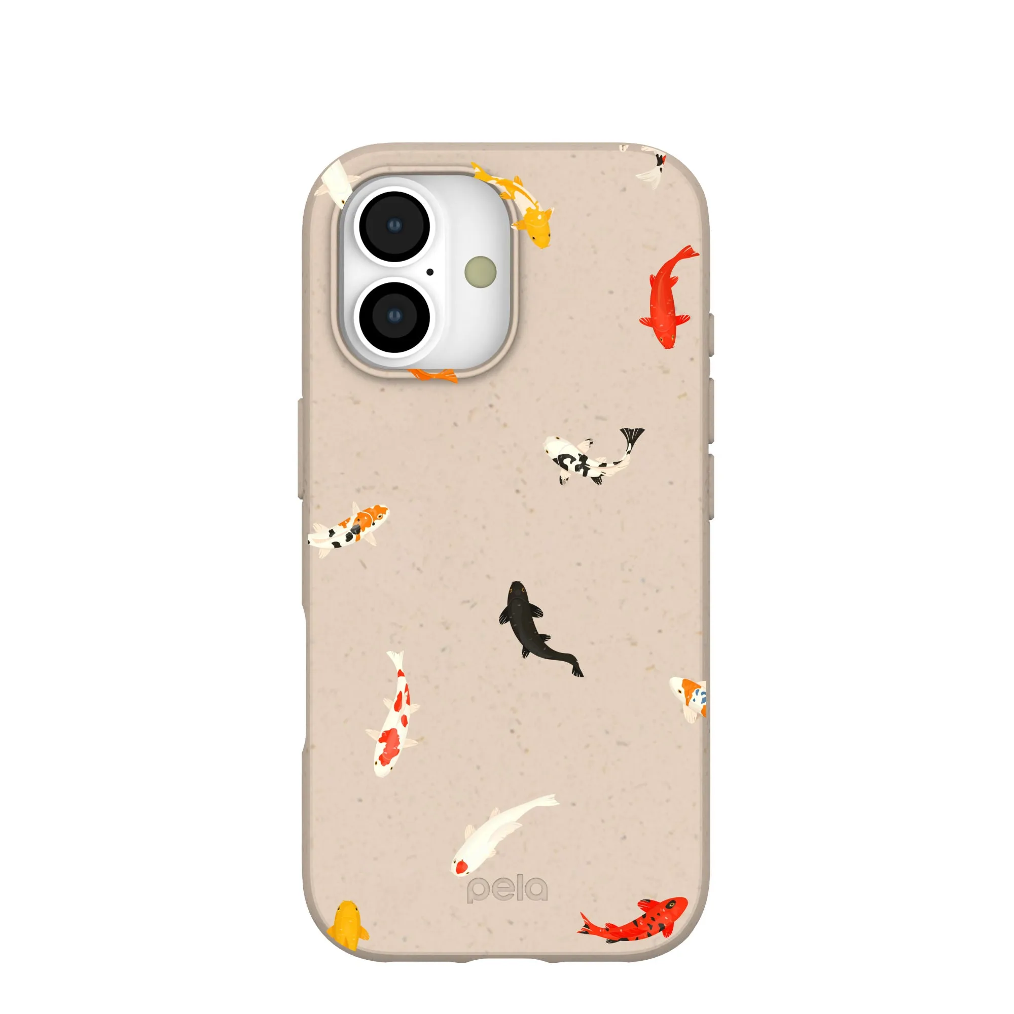 Seashell Lil Koi iPhone 17 Case Luxury Texture Matte Feel