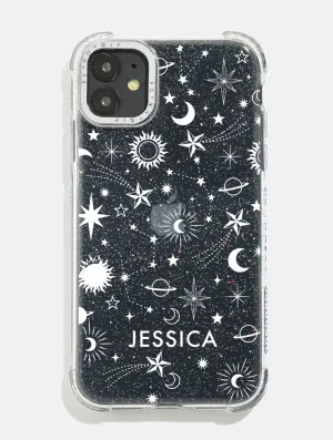 Trendy Texture Finish Personalisation Glitter Base Shock Case