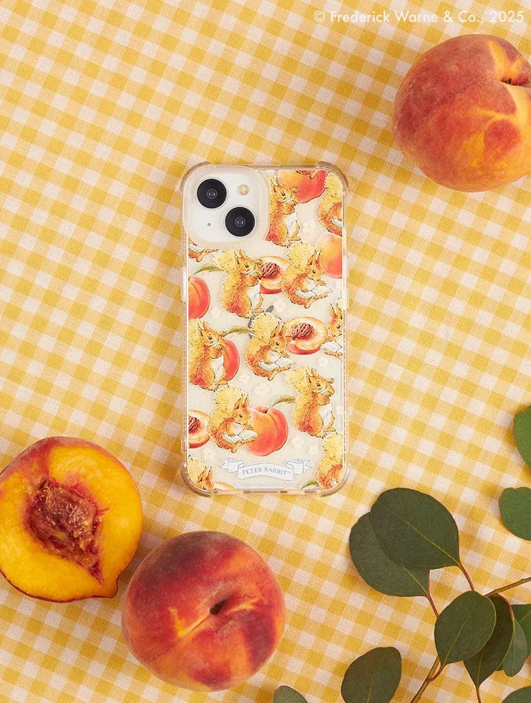 Flexible Pattern Texture Compact Protection Peter Rabbit x Skinnydip Squirrel Nutkin Shock iPhone Case