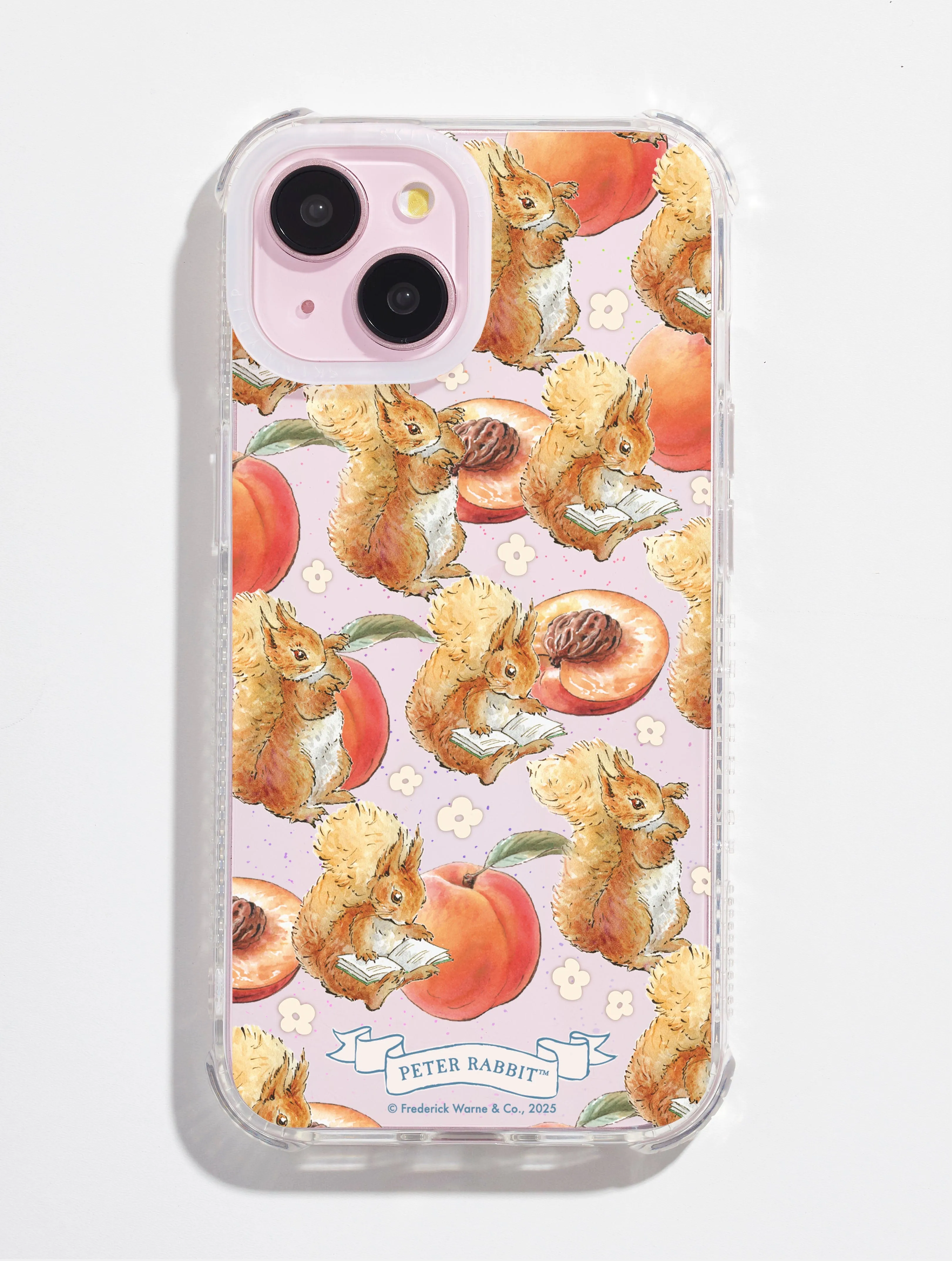 Elegant Texture Luxury Accent Peter Rabbit x Skinnydip Squirrel Nutkin Shock iPhone Case