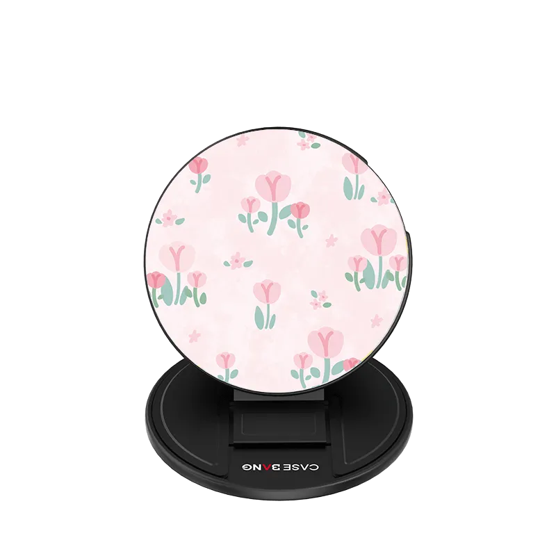 Grip Edge Max Twist Grip PINKY TULIPS Magsafe Grip Stand