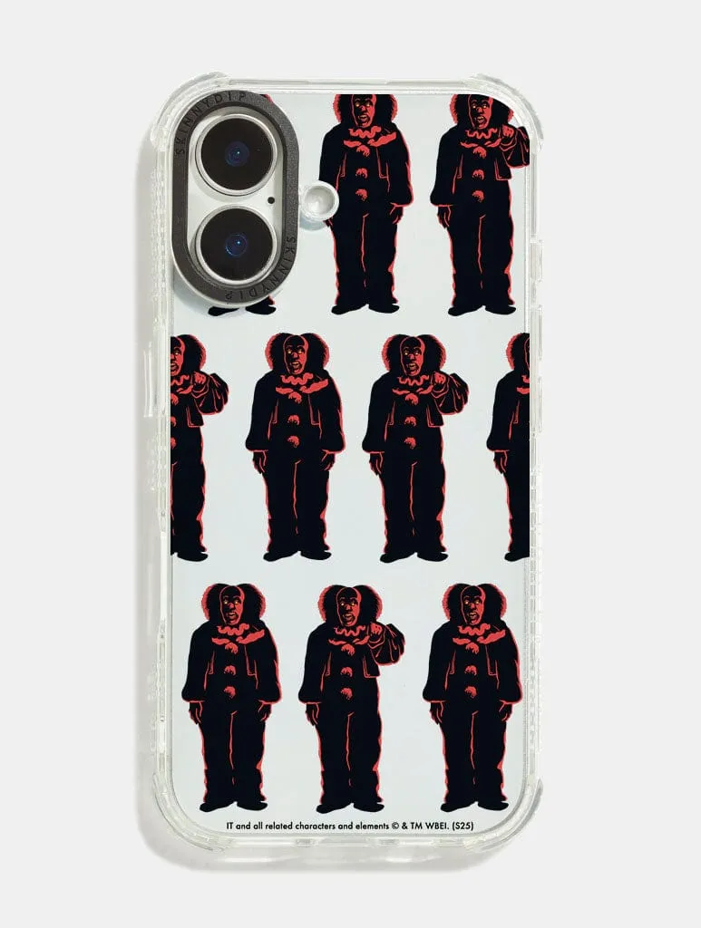 It x Skinnydip Pennywise Repeat Shock iPhone Case Modern Build High gloss