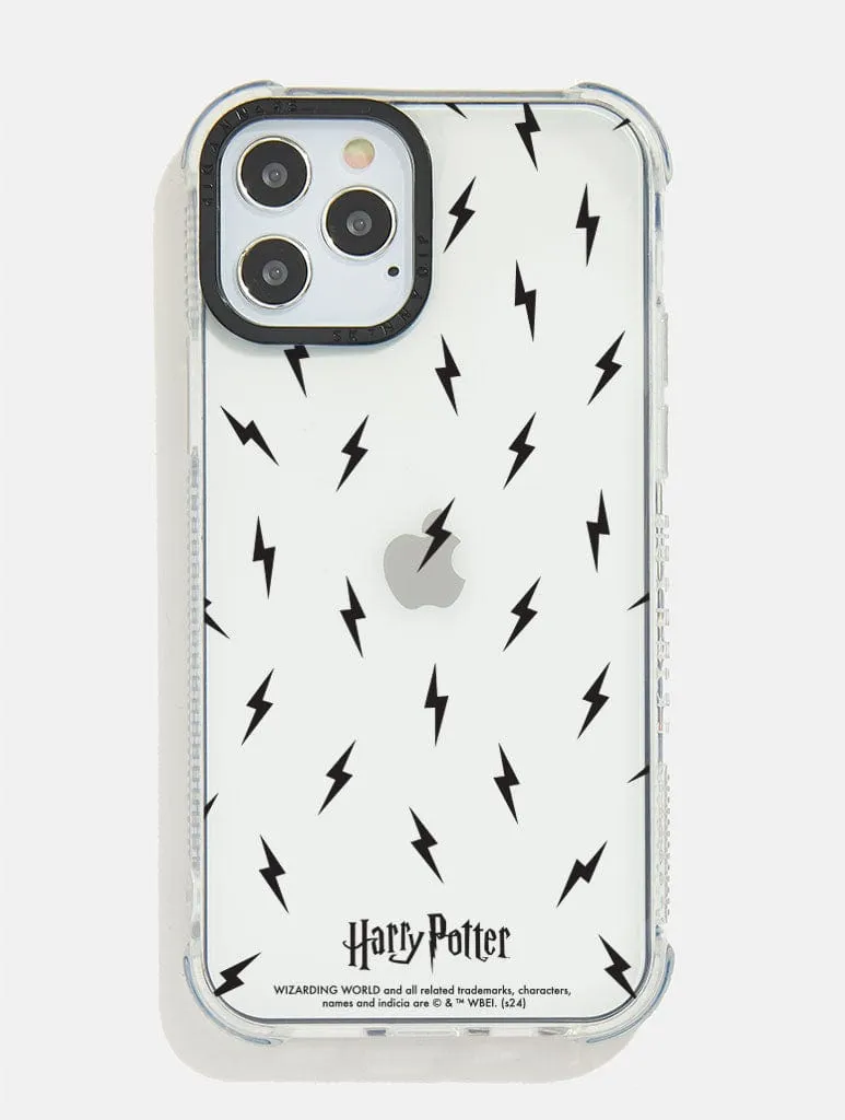 Harry Potter x Skinnydip Bolt Shock iPhone Case Minimal Detail Texture