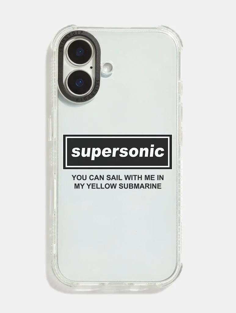 Comfort Pattern Texture Supersonic Shock iPhone Case