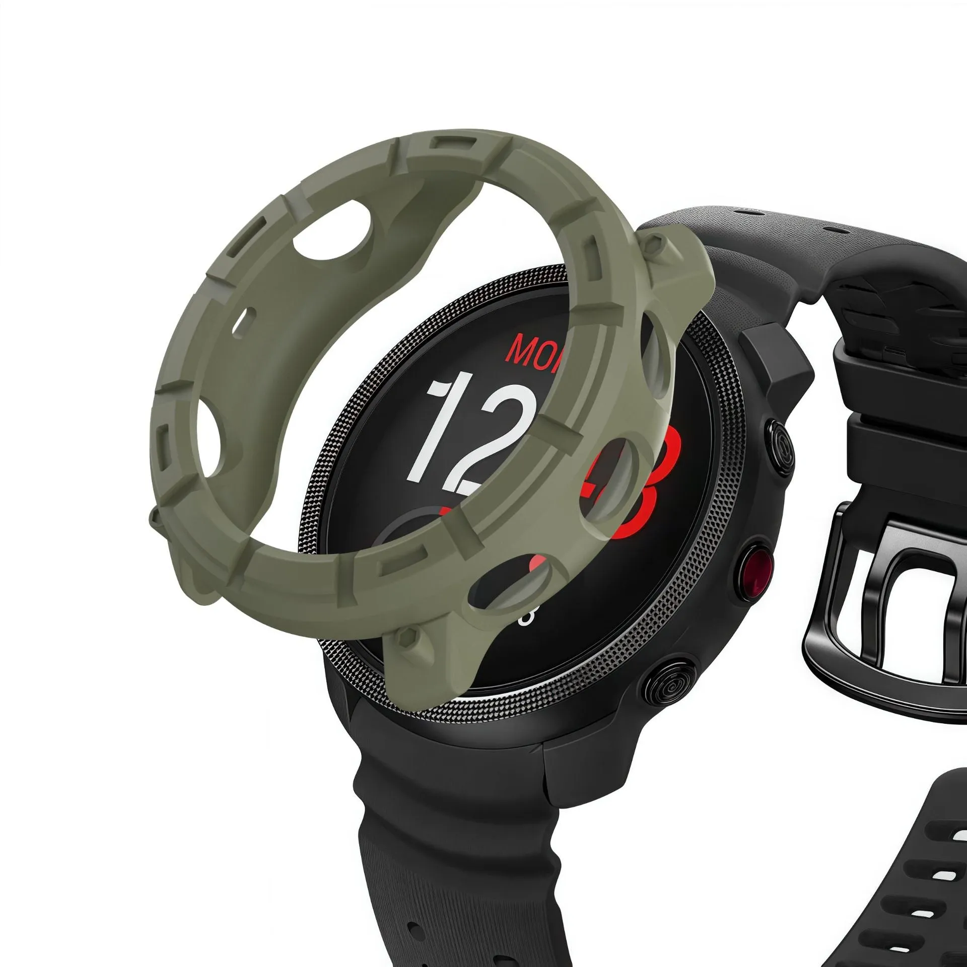 Polar Vantage M3 Rugged TPU Case (Army Green) Soft Armor Covering Gadget Armor