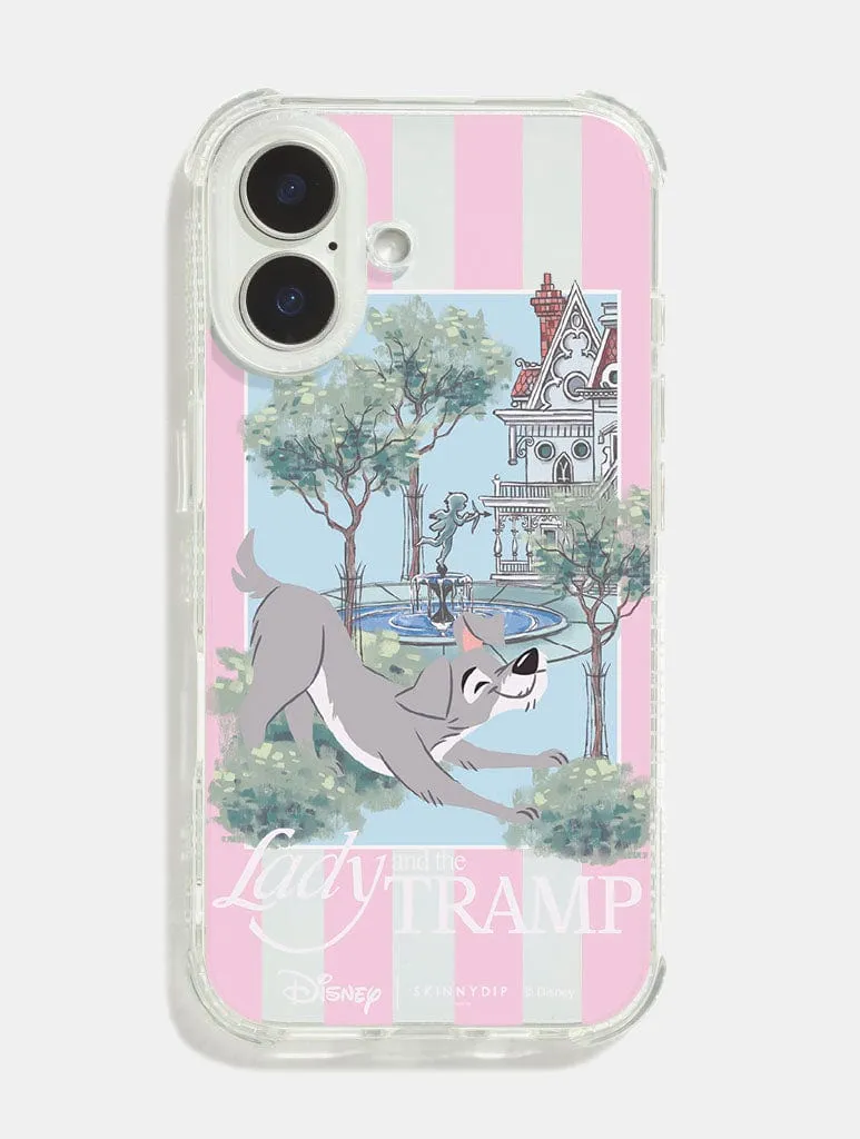 Lightweight Feel Luxury Shine Disney Lady And The Tramp Scenic Shock iPhone Case