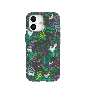 Elegant Touch Black Midnight Pond iPhone 17 Case