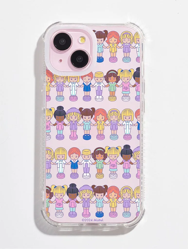 Polly Pocket x Skinnydip Character Shock iPhone Case Matte Pattern Layer Slim Design
