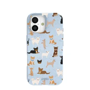 Powder Blue Chihuahua Charms iPhone 17 Case Light Design