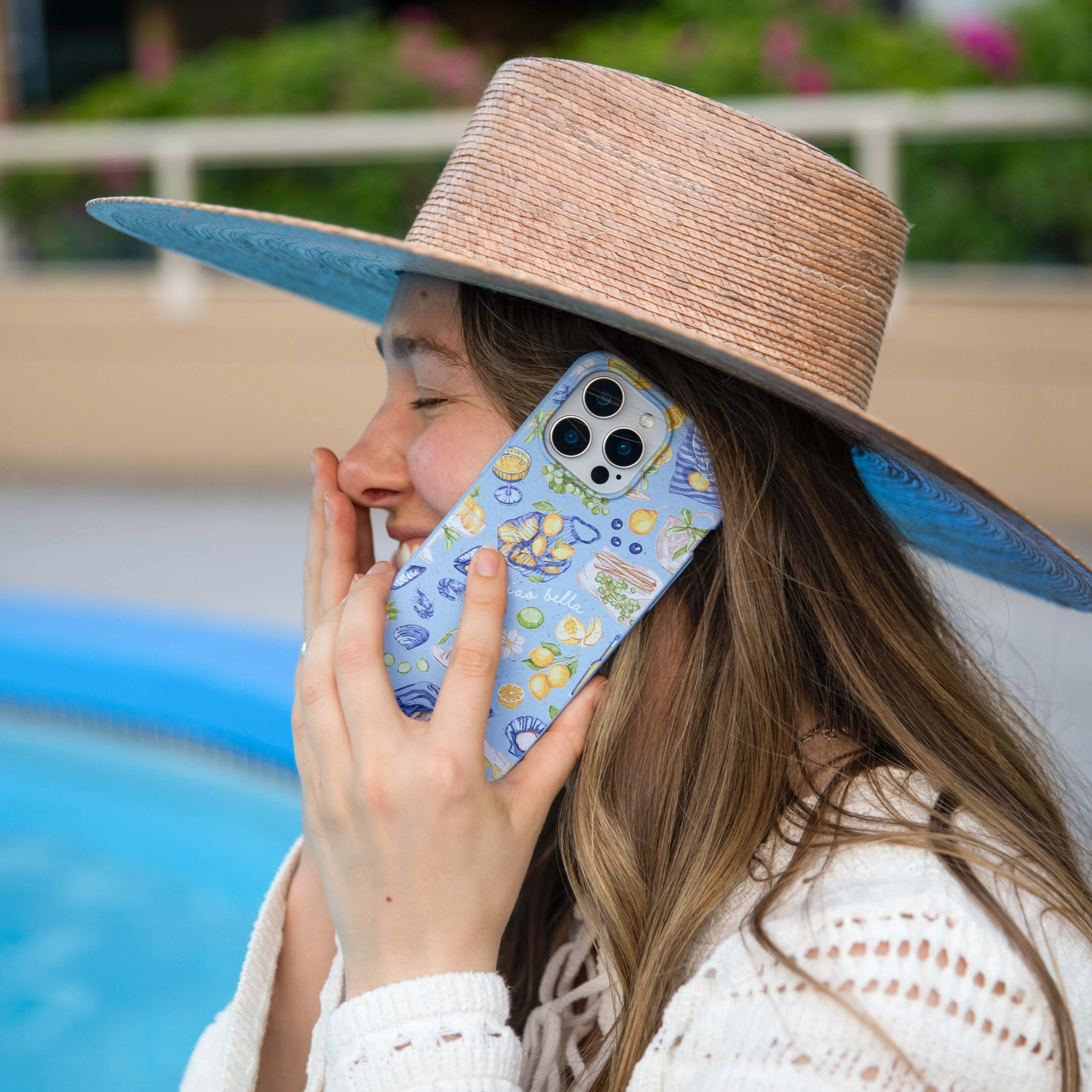 Powder Blue Ciao Bella iPhone 17 Case Smooth Form