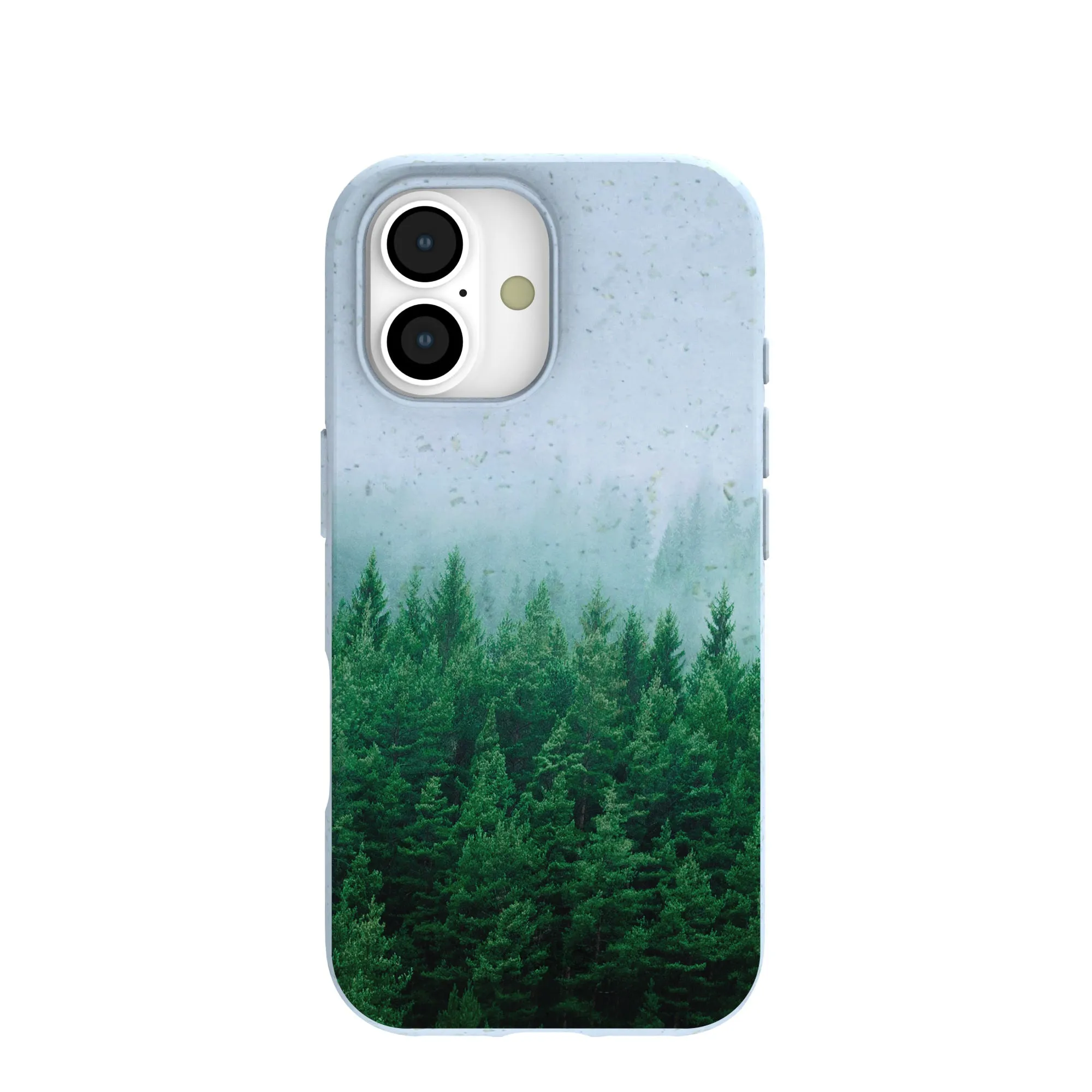 Matte Texture Layer Matte Pattern Layer Powder Blue Forest Mist iPhone 17 Case