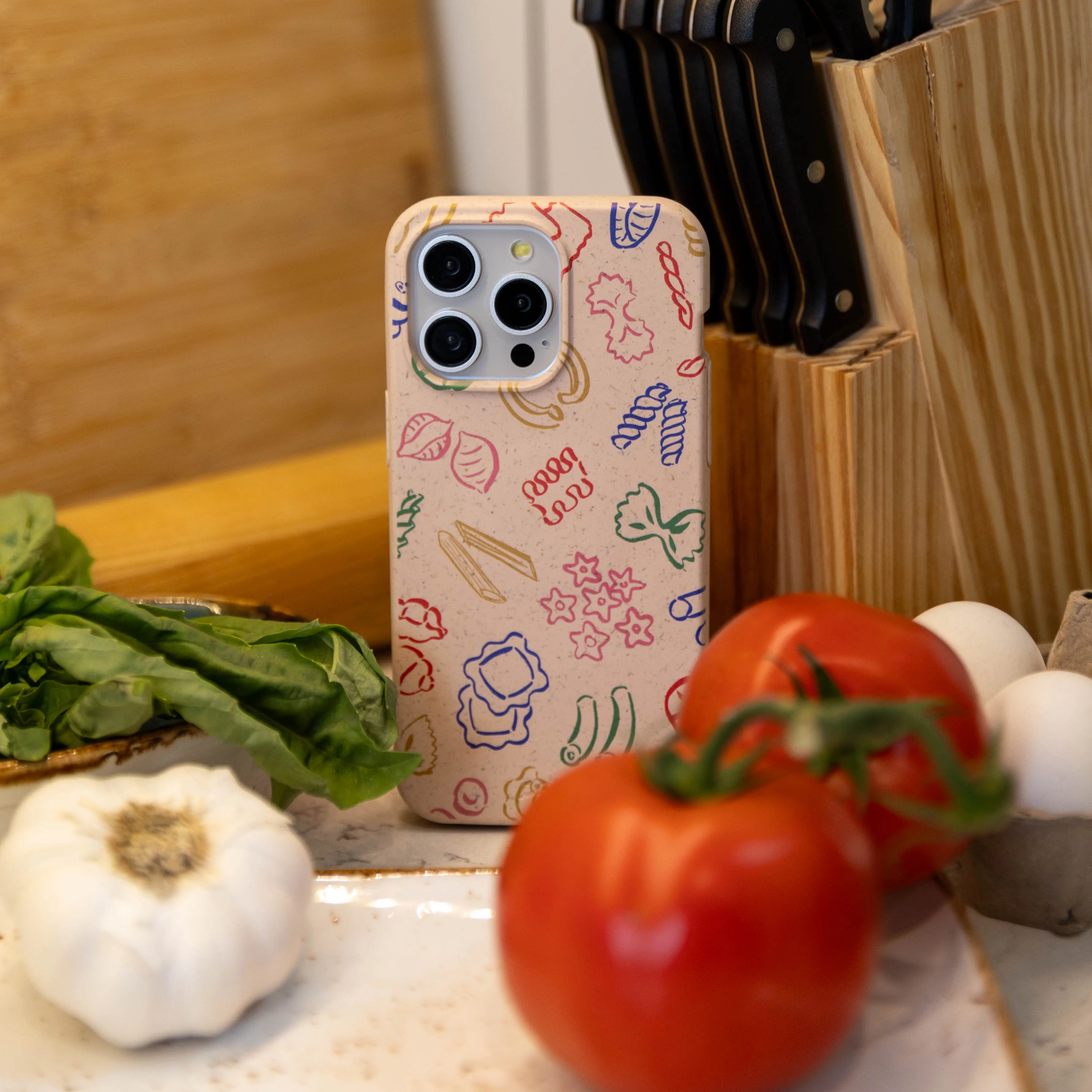 Seashell Carbs iPhone 17 Case Scratch Resistant Elegant Style