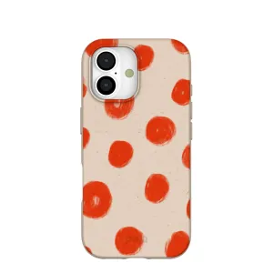 Durable Shape Durable Frame Seashell Cheery Dots iPhone 17 Case