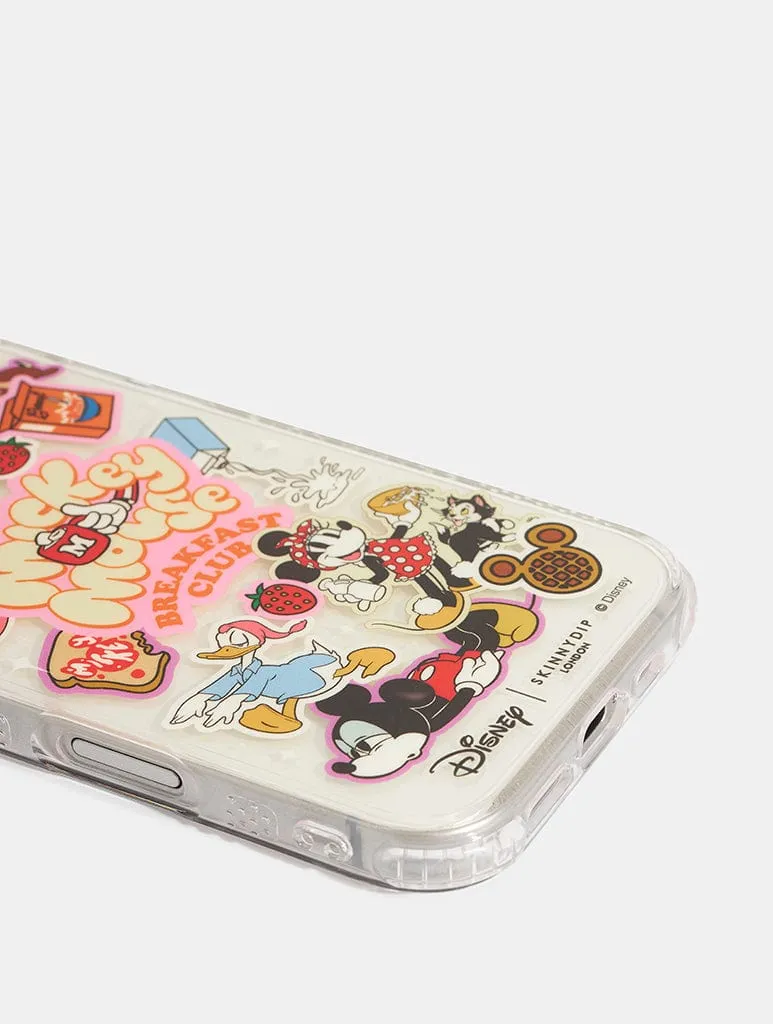 Disney Mickey Mouse Breakfast Club Shock iPhone Case Strong protection Smooth Texture
