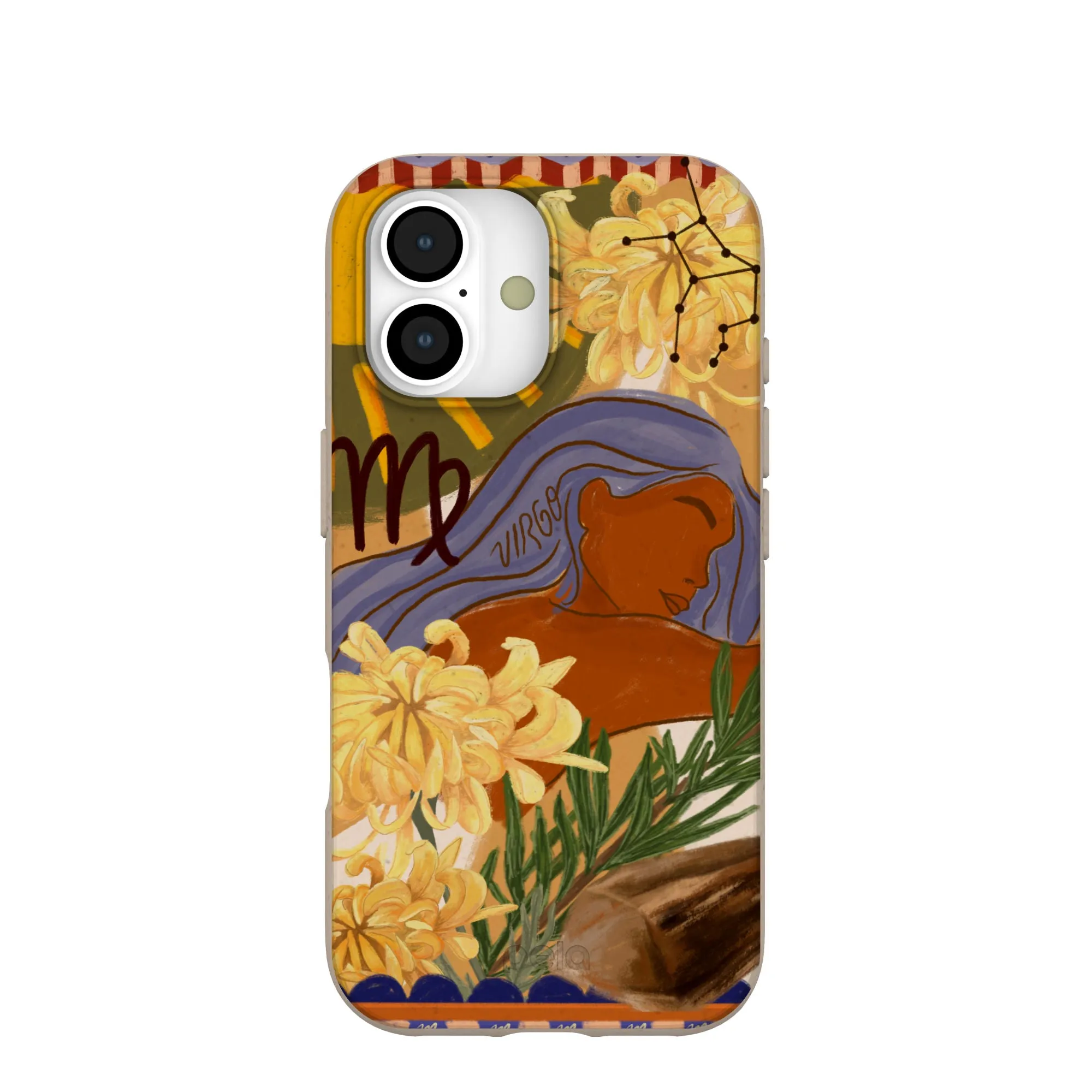 Seashell Virgo Goddess iPhone 17 Case Impact shield
