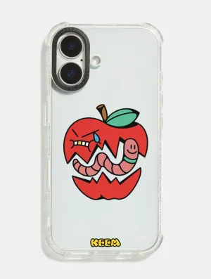 Matte Coating Keem x Skinnydip Apple & Worm Shock iPhone Case