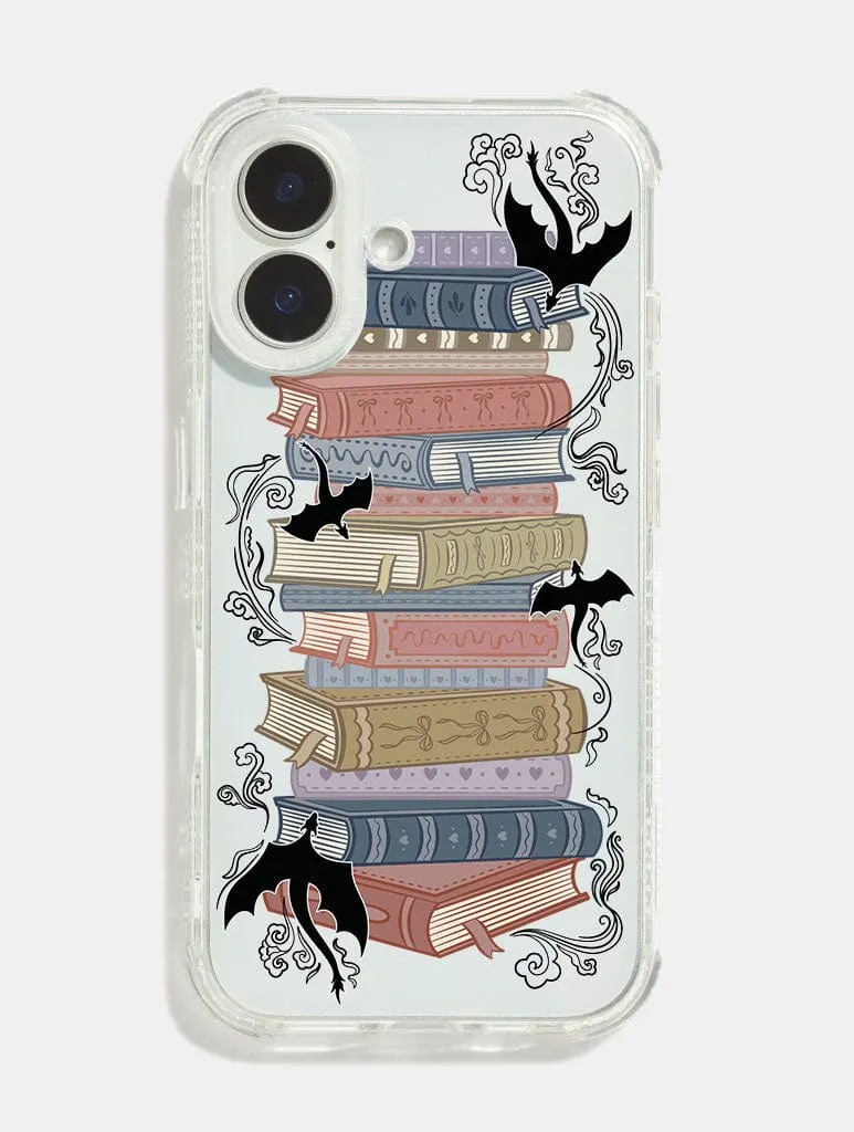 anti dust Fourth Wing Library Shock iPhone Case