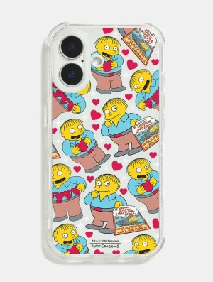 Luxury Feel Glossy Pattern The Simpsons I Choo-Choo-Choose You Shock iPhone Case