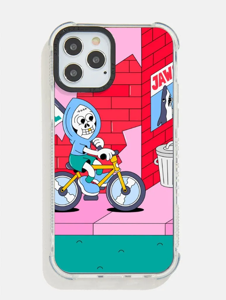 Dirty Pote x Skinnydip Skeleton Print Shock iPhone Case Urban Accessory Protective Corners