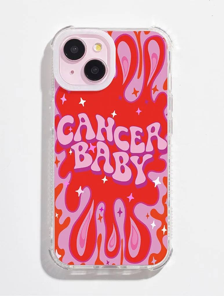 Dust proof Smooth Grip Layer Printed Weird x Skinnydip Cancer Shock iPhone Case