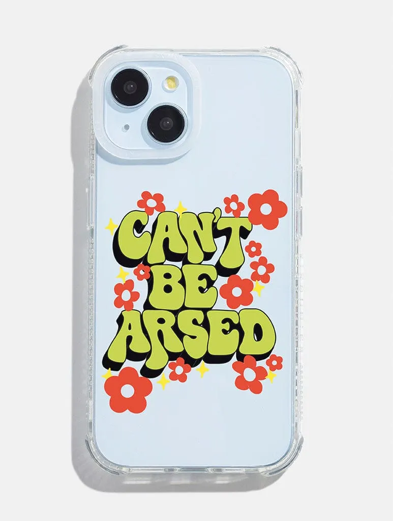 anti dust Printed Weird x Skinnydip Can't Be Arsed Shock iPhone Case