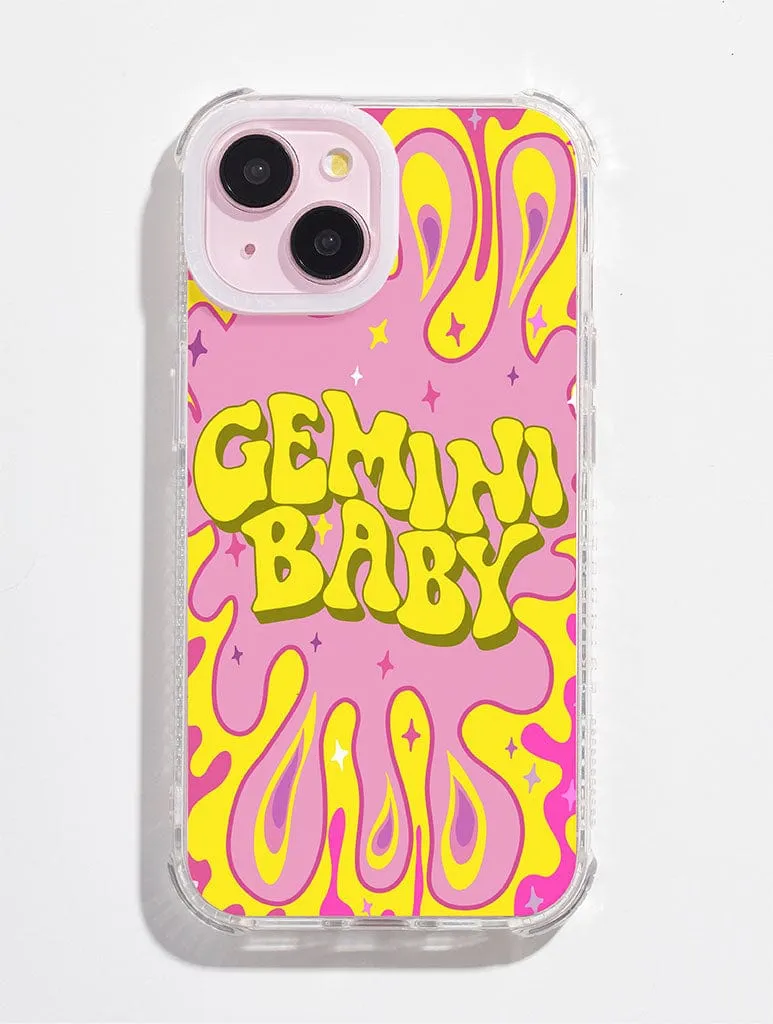 Printed Weird x Skinnydip Gemini Shock iPhone Case Soft Shape