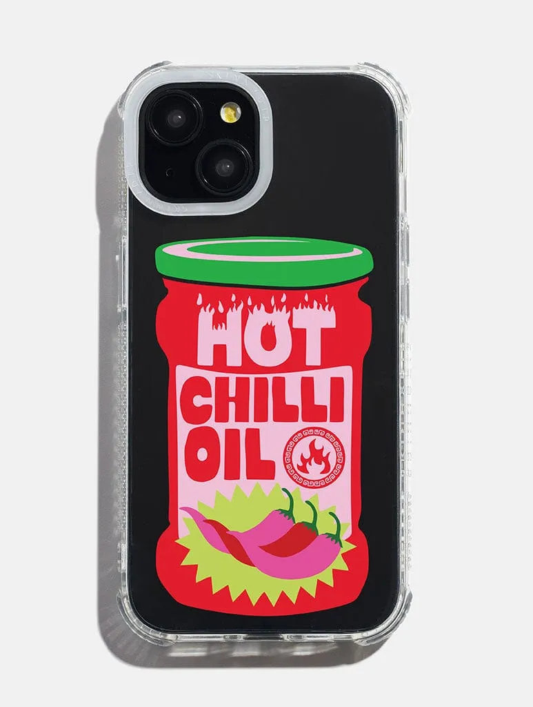 Enhanced Comfort Grip Assist Printed Weird x Skinnydip Hot Chilli Oil Shock iPhone Case