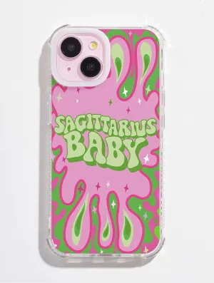 Vivid Pattern Design Rugged Build Texture Printed Weird x Skinnydip Sagittarius Shock iPhone Case