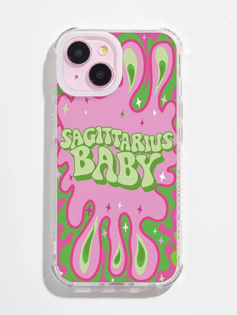 Vivid Detail Texture Printed Weird x Skinnydip Sagittarius Shock iPhone Case