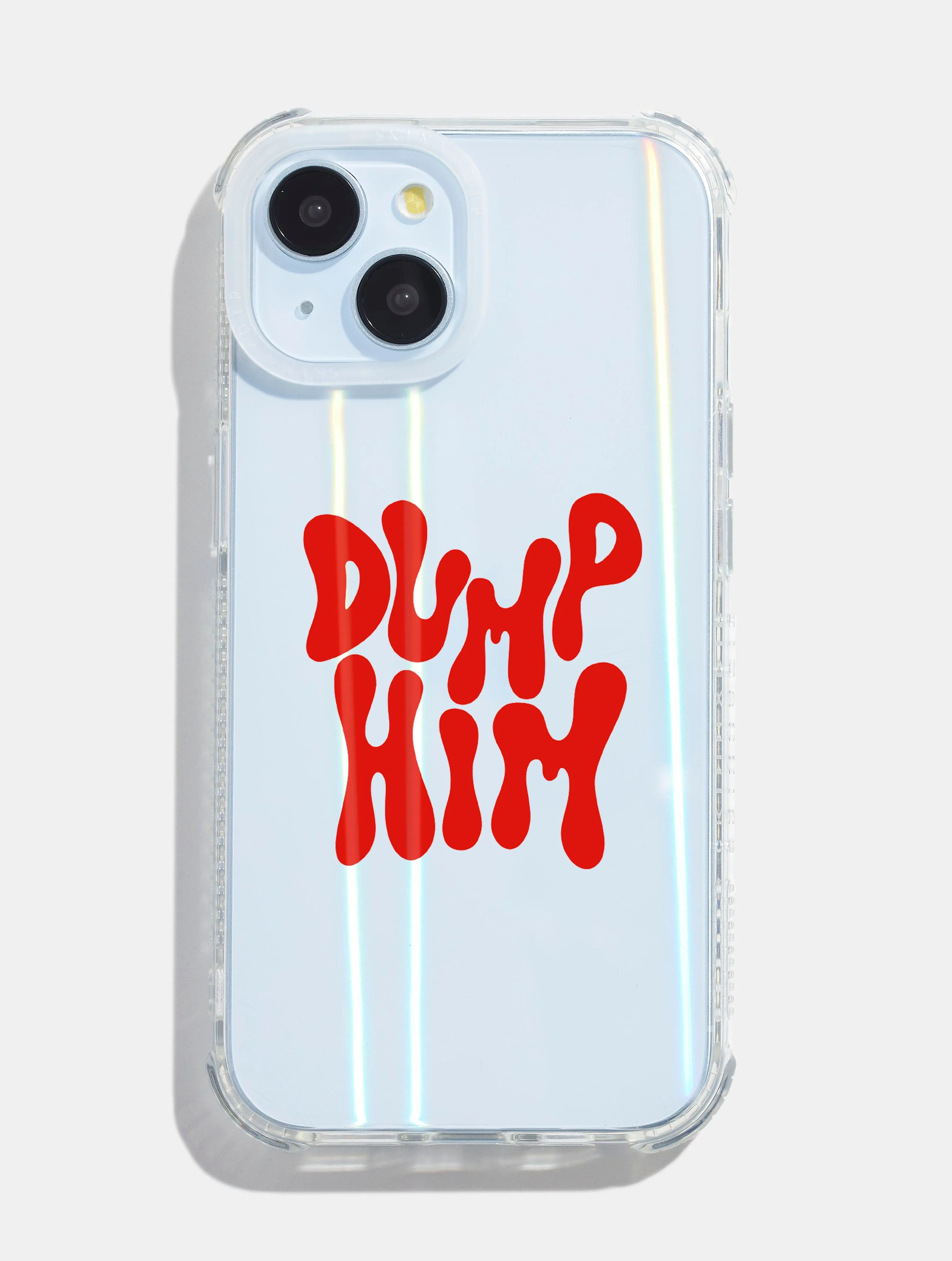 Creative Form Prints by GG x Skinnydip Dump Him Holo Shock iPhone Case