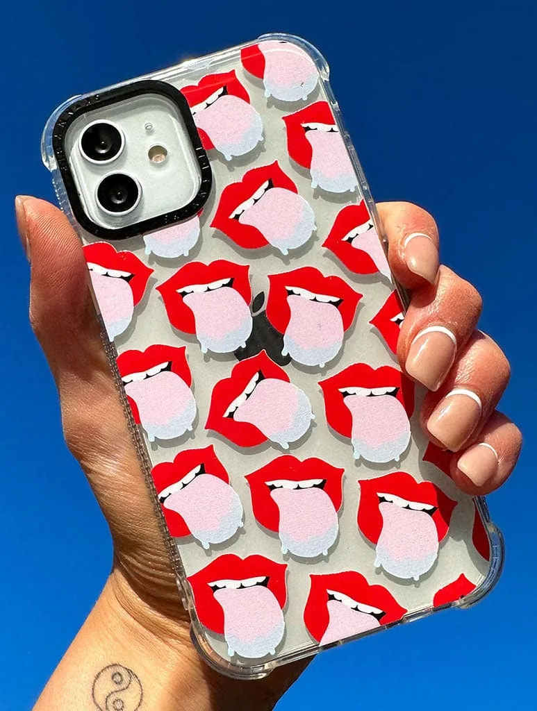 Impact shield Prints by GG x Skinnydip Lick Me Shock iPhone Case