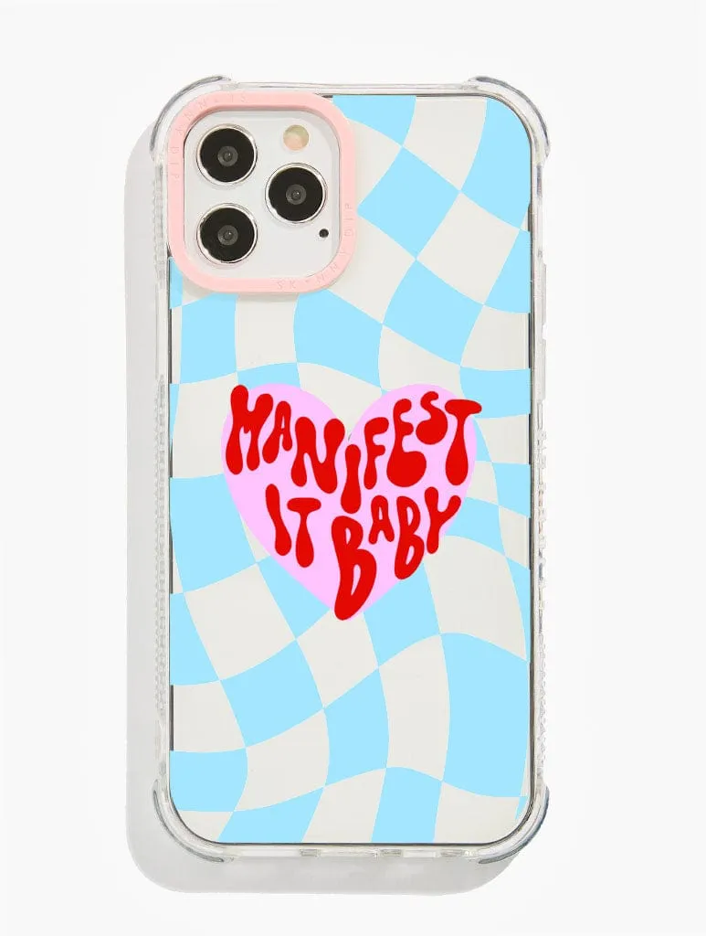 Glossy Pattern Fashion Forward Prints by GG x Skinnydip Manifest It Baby Shock iPhone Case