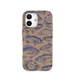 Chocolate Brown Vintage Catch iPhone 17 Case Impact Resistant Shock Layer