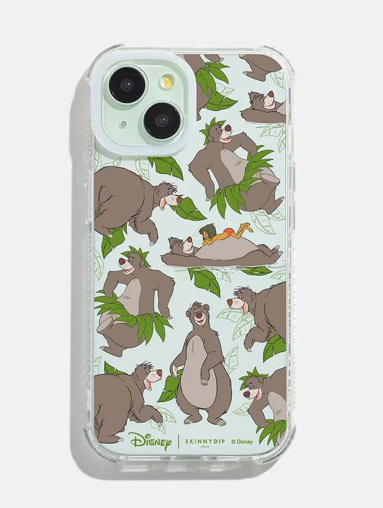 Disney Jungle Book Baloo Shock iPhone Case Luxury Surface Layer Gloss Surface Layer