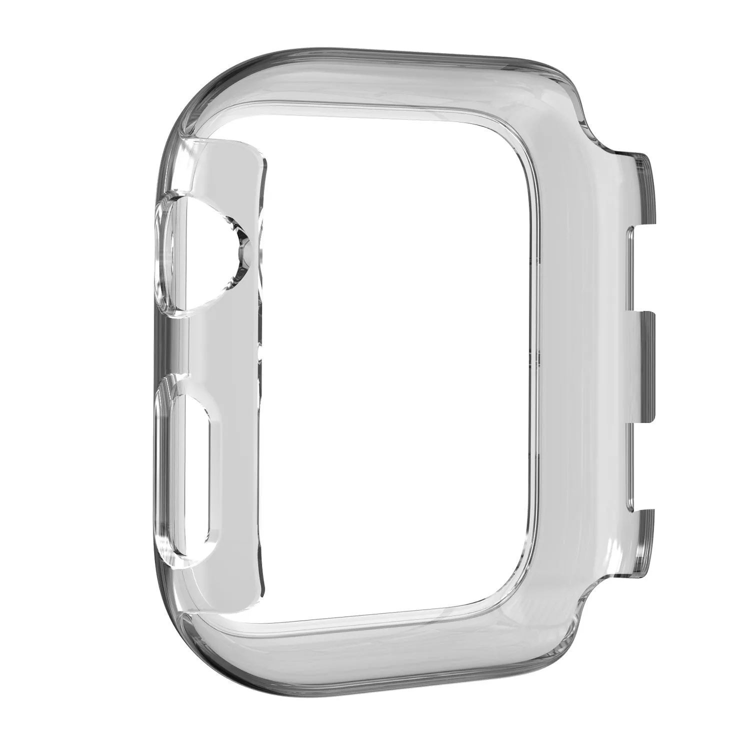 Soft TPU Shell Apple Watch Hardcase with Glass (Transparent)