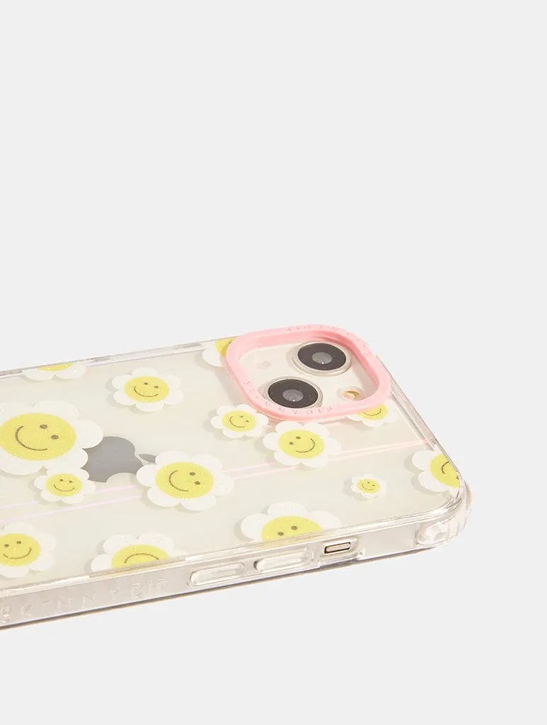 Happy Flower Face Shock iPhone Case Compact Build