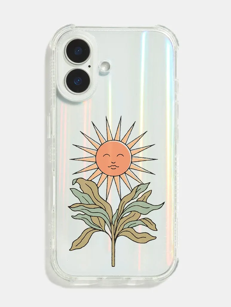Cai & Jo x Skinnydip Sun-Flower Shock iPhone Case Vivid Surface Detail