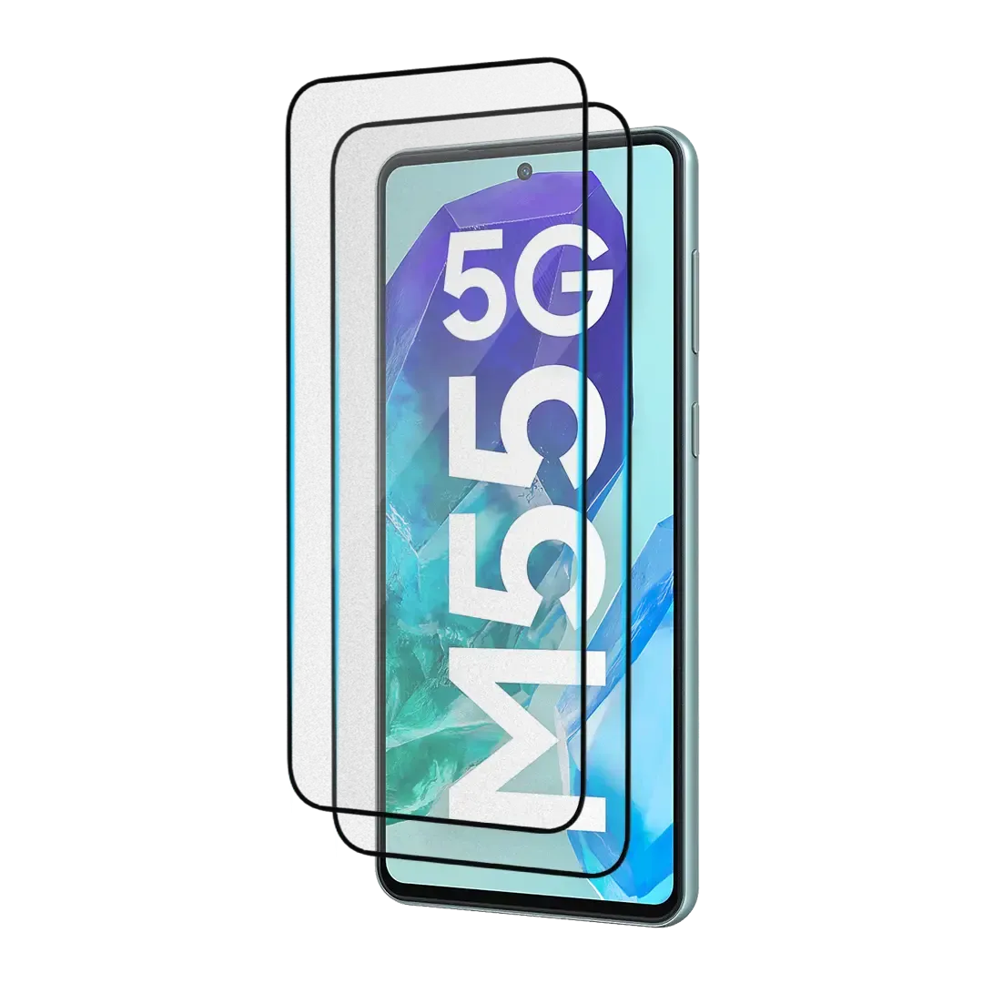 bubble resistant layer Galaxy M55 5G Tempered Glass Screen Protector