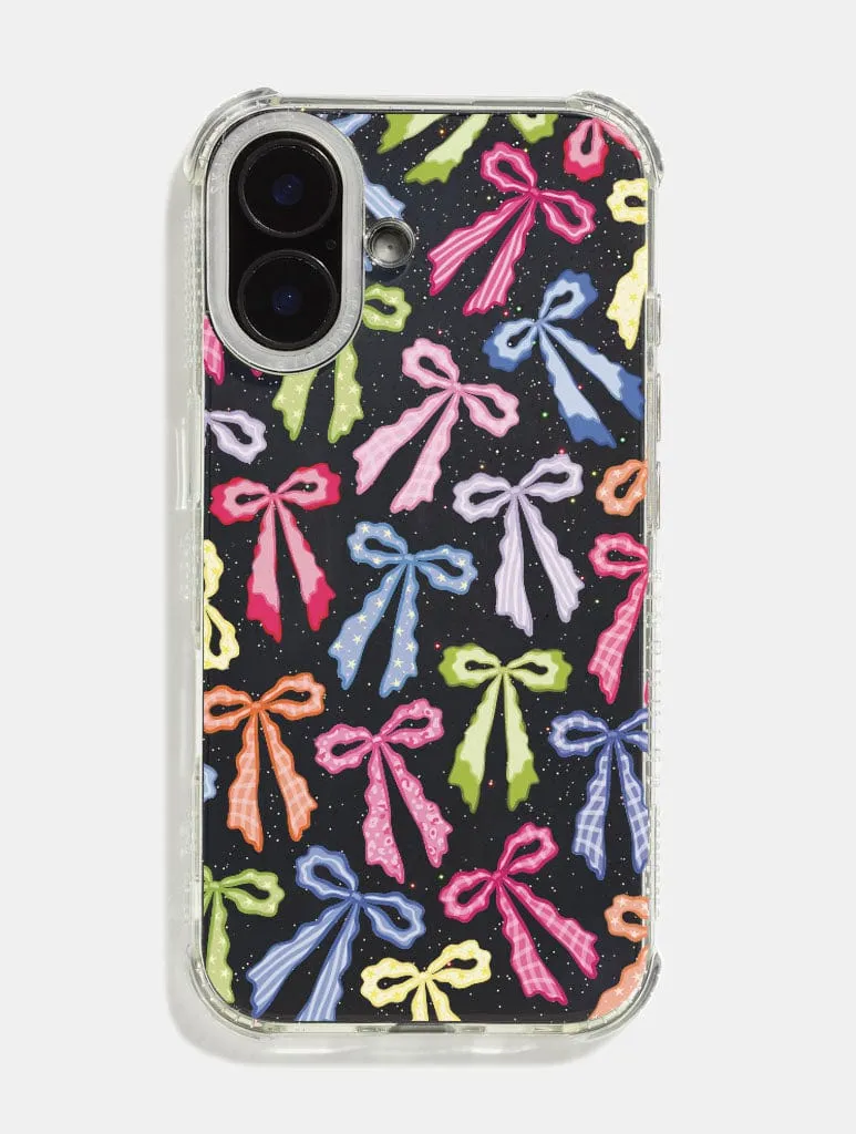 Flexible frame Soft edges Rainbow Bows Shock iPhone Case