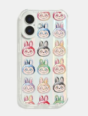 Rainbow Fluffy Creatures Face Shock iPhone Case Shock Surface Layer TPU Material