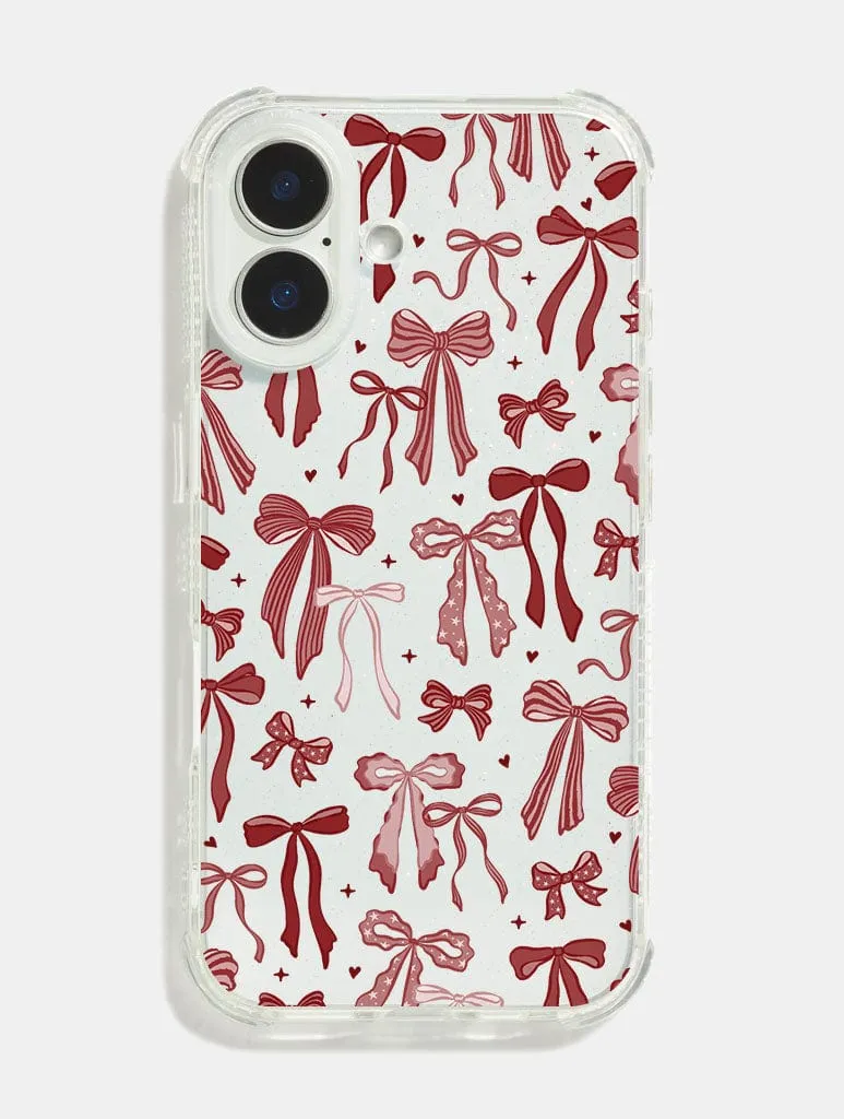 Red Bows Shock iPhone Case Strong protection Elegant Style
