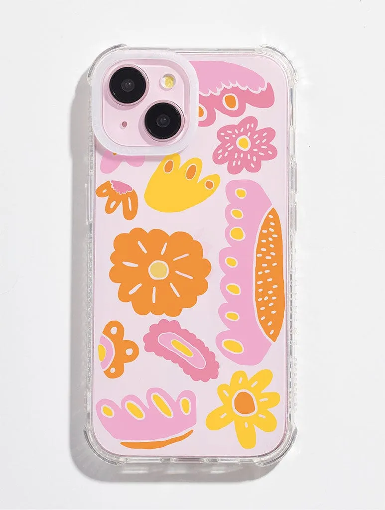 Flexible Grip Form Stylish Touch Aredee Pericleous x Skinnydip Flowers Shock iPhone Case