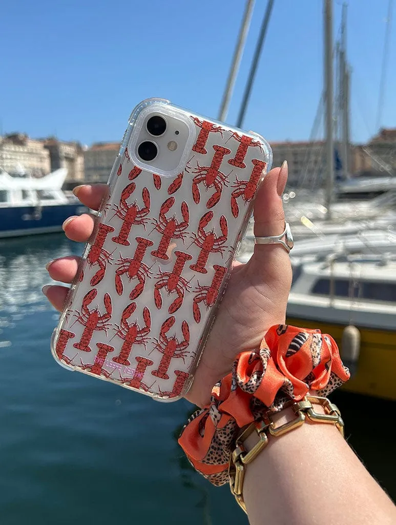 Luxury Texture Finish Eve Leefe Designs x Skinnydip You're My Lobster Shock iPhone Case